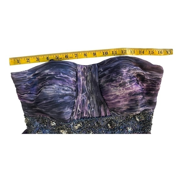 Camille La Vie Strapless Gown Size 6 - Picture 11 of 12